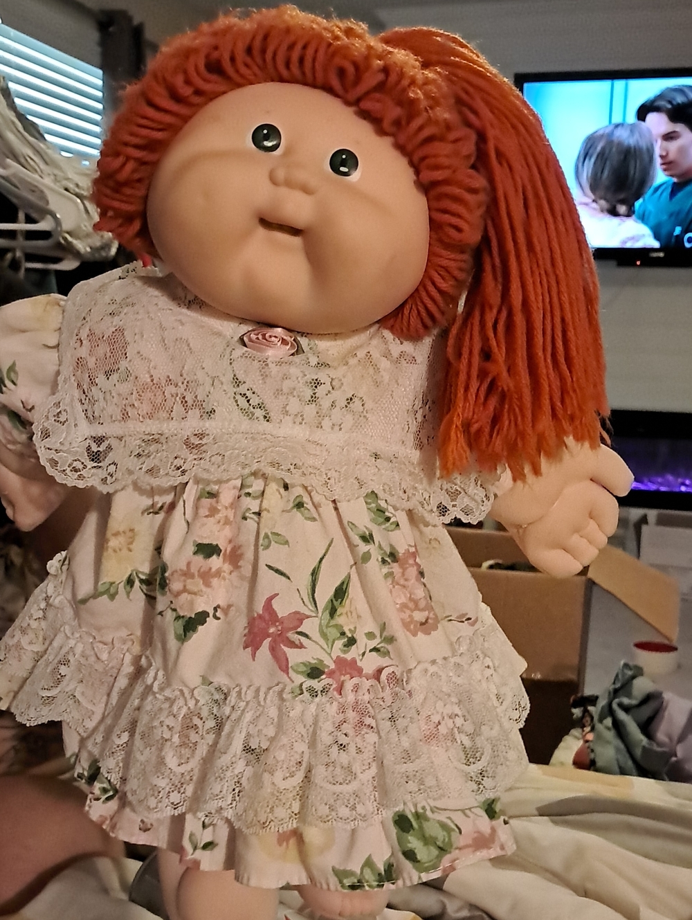 Vintage 1983 Coleco Cabbage Patch Kid Doll - KT Factory Black Signature - Origin